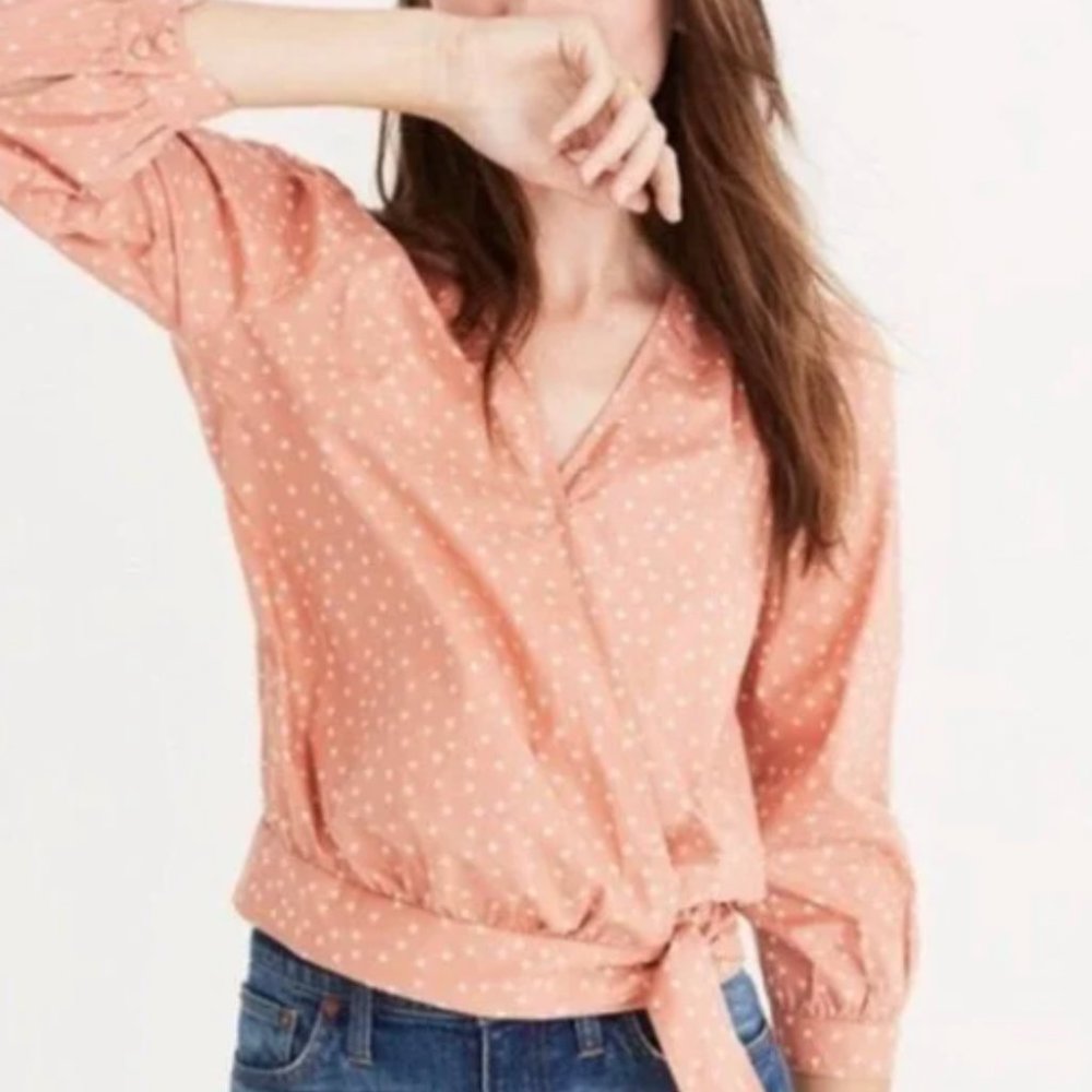Madewell Star Scatter Wrap Top (Sm)